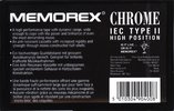 Compact Cassette Memorex CRS+ 100 Type II Chrome 1991 Europe