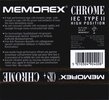 Compact Cassette Memorex CRS+ 100 Type II Chrome 1991 Europe