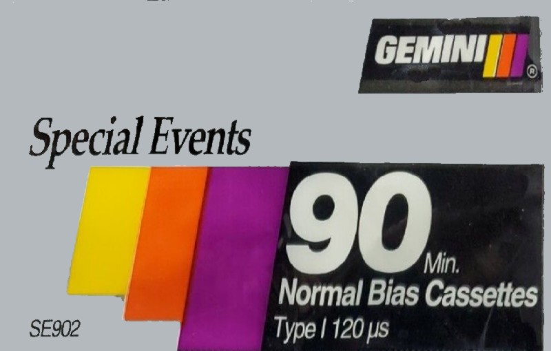 Compact Cassette Gemini 90 Type I Normal 1999 USA