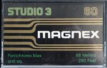 Compact Cassette Magnex Studio 3 60 Type III Ferro Chrome 1978 Europe