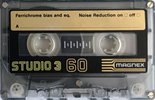 Compact Cassette Magnex Studio 3 60 Type III Ferro Chrome 1978 Europe