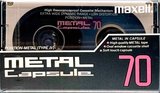 Compact Cassette Maxell Capsule Metal 70 Type IV Metal 1990 Europe