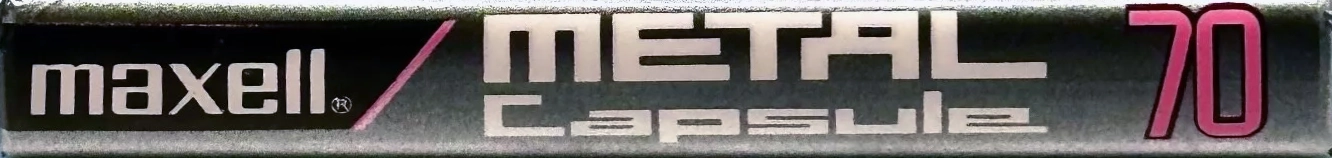 Compact Cassette Maxell Capsule Metal 70 Type IV Metal 1990 Europe