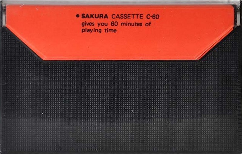 Compact Cassette Sakura 60 Type I Normal Hong Kong