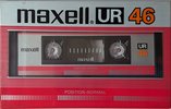 Compact Cassette Maxell UR 46 Type I Normal 1985 Japan