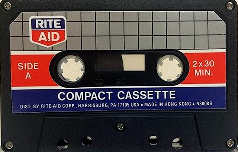 Compact Cassette Rite Aid 60 Type I Normal Hong Kong