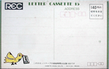 Compact Cassette Kikaku 15 "Letter" Type I Normal 1973 Japan