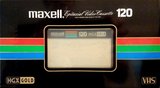 VHS, Video Home System Maxell HGX Gold 120 "T-120HGX(G)" Type II Chrome 1983 USA