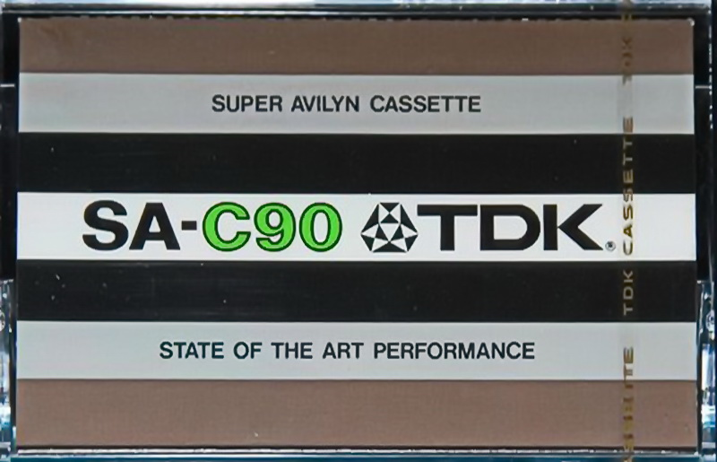 Compact Cassette TDK SA 90 Type II Chrome 1974 Europe, USA