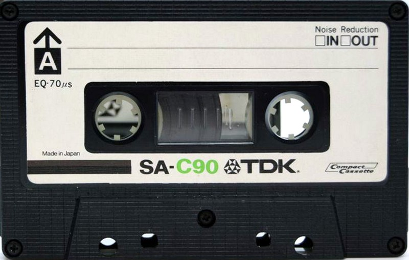 Compact Cassette TDK SA 90 Type II Chrome 1974 Europe, USA