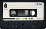 Compact Cassette TDK SA 90 Type II Chrome 1974 Europe, USA