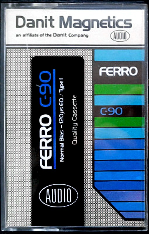 Compact Cassette Danit Magnetics 90 Type I Normal