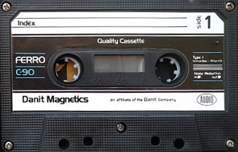 Compact Cassette Danit Magnetics 90 Type I Normal