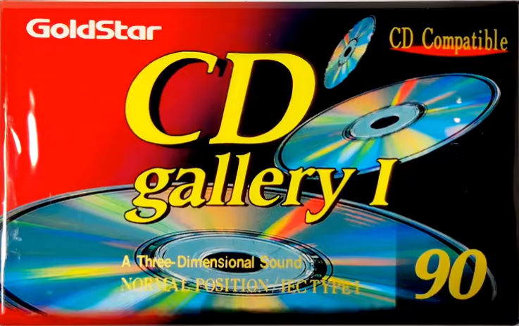 Compact Cassette Goldstar CD Gallery 90 Type I Normal 1993 Canada