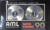 Compact Cassette AML Super Chrome 90 Type II Chrome Japan