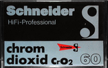 Compact Cassette Schneider 60 Type II Chrome 1983 Germany