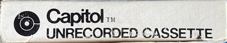 Compact Cassette Capitol Psychedelic Mushroom 60 Type I Normal 1969 USA