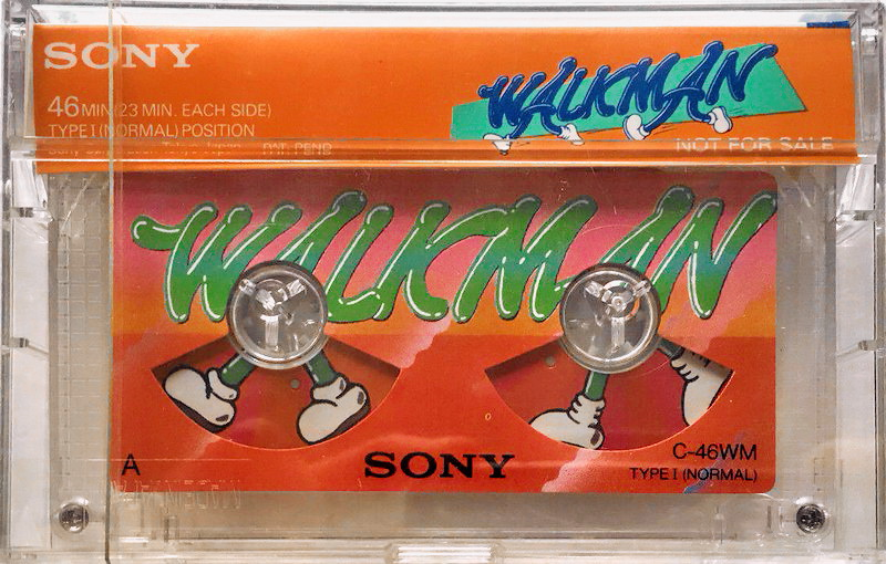 Compact Cassette Sony Walkman 46 "C-46WM" Type I Normal 1983 Japan
