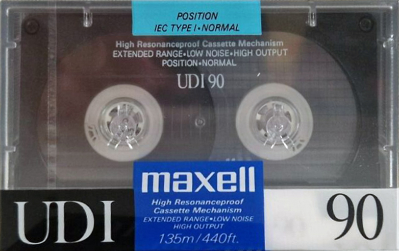 Compact Cassette Maxell UDI / UD1 60 Type I Normal 1988 Europe