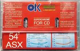 Compact Cassette ASX 54 "ASX OK Musica" Type II Chrome Turkey