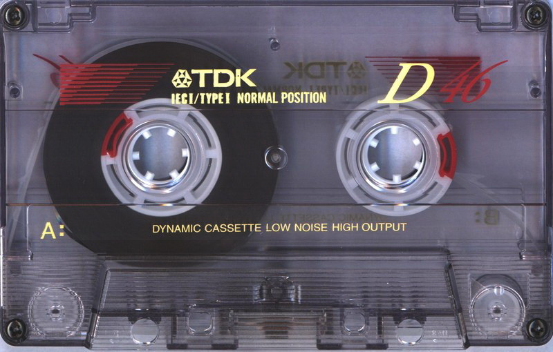 Compact Cassette TDK D 46 "D-46EA" Type I Normal 1995 Europe