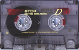 Compact Cassette TDK D 46 "D-46EA" Type I Normal 1995 Europe