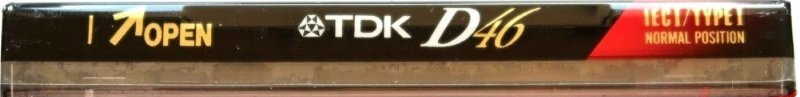 Compact Cassette TDK D 46 "D-46EA" Type I Normal 1995 Europe