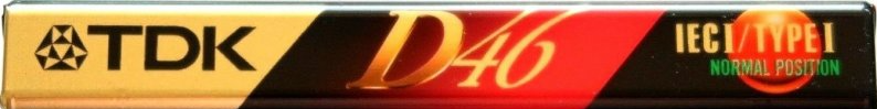Compact Cassette TDK D 46 "D-46EA" Type I Normal 1995 Europe