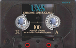 Compact Cassette Sony UX-S 100 "C-100 UXSC" Type II Chrome 1998 Europe