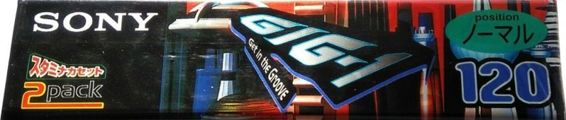 2 pack Sony GIG-1 120 Type I Normal 1996 Japan