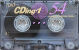 Compact Cassette TDK CDing 1 54 "CD1-54G" Type I Normal 1996 Japan