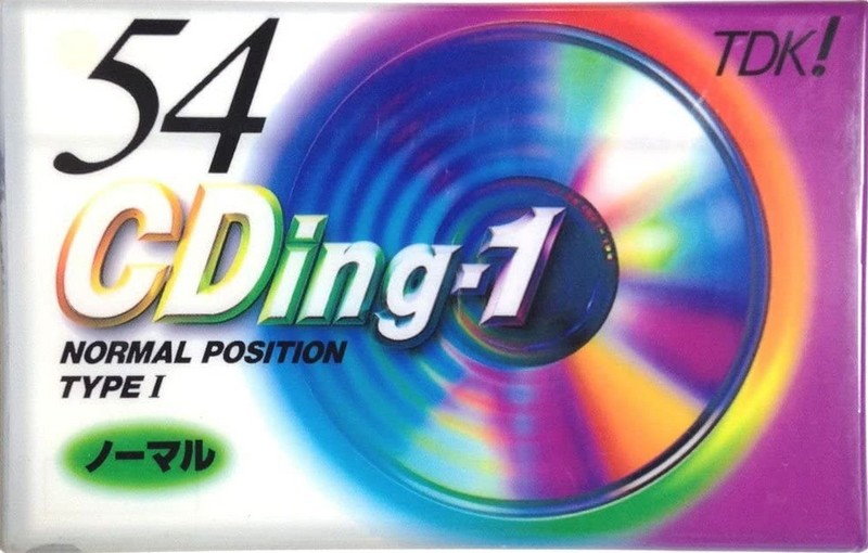 Compact Cassette TDK CDing 1 54 "CD1-54G" Type I Normal 1996 Japan
