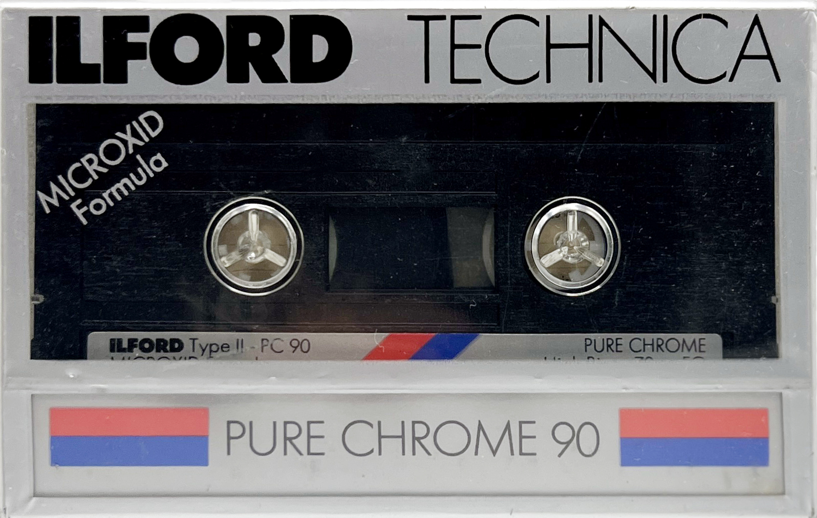Compact Cassette Ilford PC 90 "Pure Chrome" Type II Chrome 1988 Europe