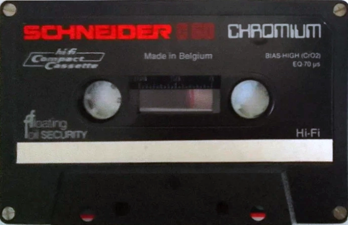 Compact Cassette Schneider 60 Type II Chrome 1976 Europe