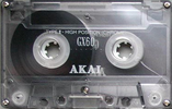Compact Cassette Akai GX 60 Type II Chrome 1991 Europe