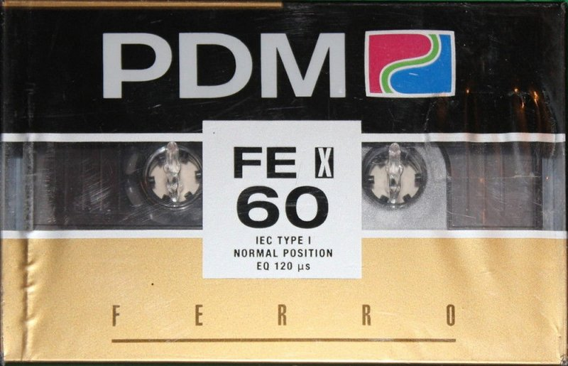 Compact Cassette PDM FE X 60 Type I Normal 1990 Europe