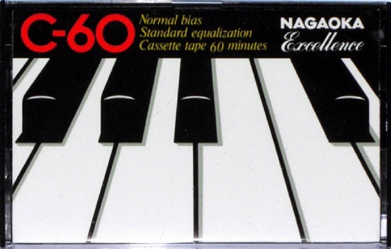 Compact Cassette Nagaoka Excellence 60 Type I Normal 1978 Japan