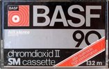 Compact Cassette BASF Chromdioxid II 90 Type II Chrome 1979 Brazil