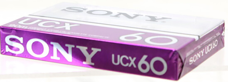 Compact Cassette Sony UCX 60 Type II Chrome 1982 North America