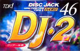 Compact Cassette TDK DJ2 Disc Jack 46 "DJ2-46" Type II Chrome 1995 Japan