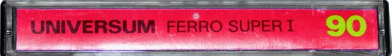 Compact Cassette Universum Super 90 Type I Normal 1984 Europe