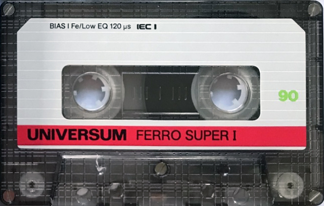 Compact Cassette Universum Super 90 Type I Normal 1984 Europe