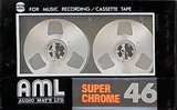 Compact Cassette AML Super Chrome 46 Type II Chrome 1985 Japan