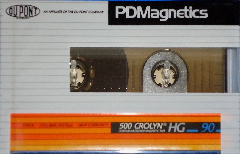 Compact Cassette PDM 500 Crolyn 90 "HG" Type II Chrome 1983 Europe