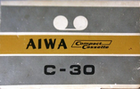 Compact Cassette Aiwa 30 Type I Normal 1968 Japan