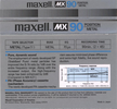 Compact Cassette Maxell MX 90 Type IV Metal 1982 USA