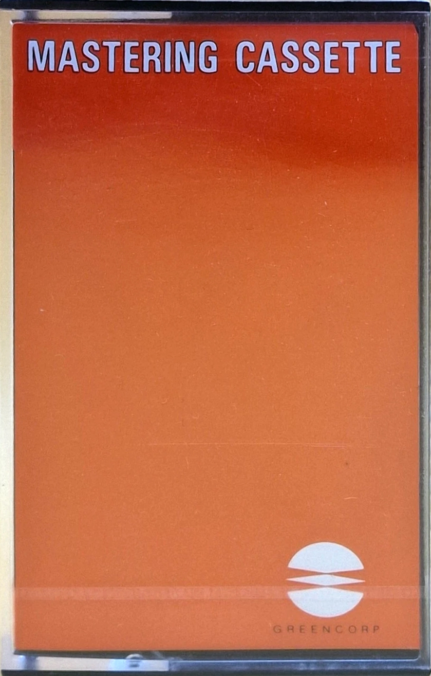 Compact Cassette Greencorp 90 "Mastering cassette" Type I Normal 1975 Australia