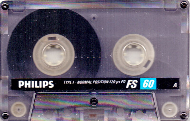 Compact Cassette Philips FS 60 Type I Normal 1987 Europe