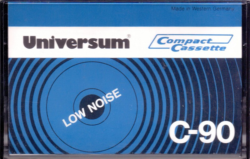 Compact Cassette Universum 90 Type I Normal 1973 Europe
