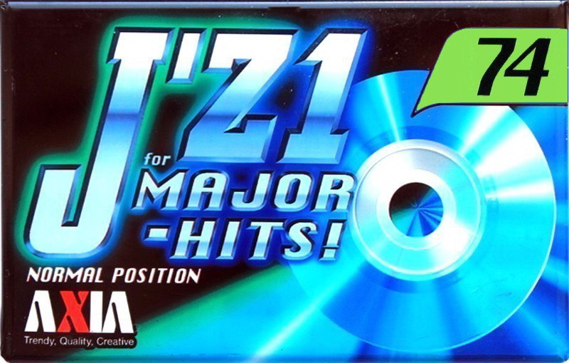 Compact Cassette AXIA J`z 1 74 "JZ1H 74" Type I Normal 1998 Japan